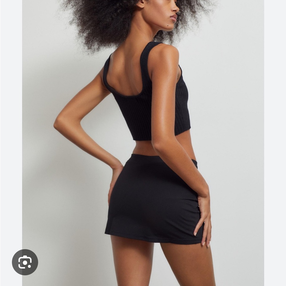 Urban Outfitters Black Mini Skirt with Slit